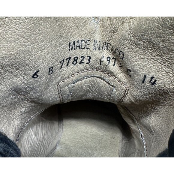 Frye Billy Short Pull On Boot Black Leather Western Women’s Size 6 B 77823 - Picture 7 of 8